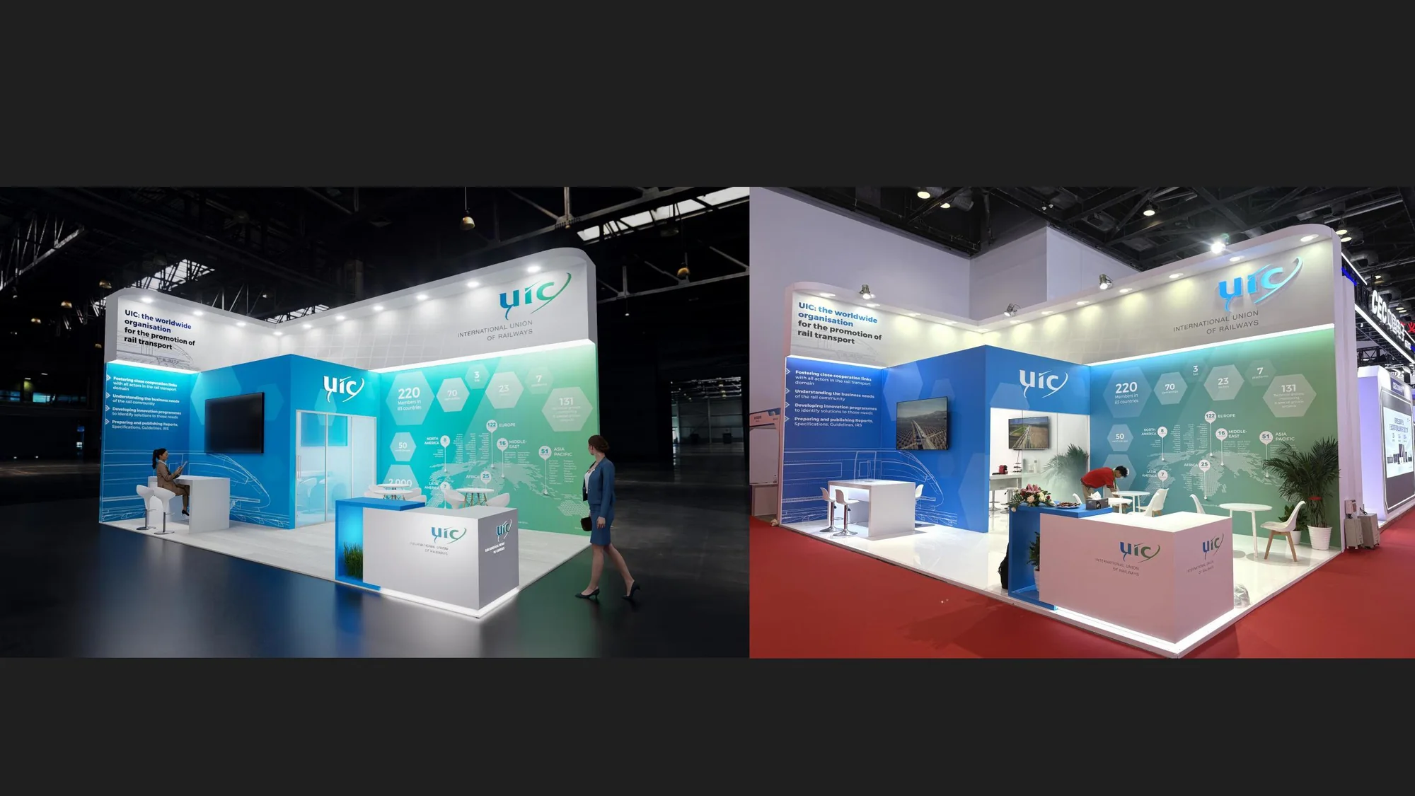 Medium rail technology exhibition concept
